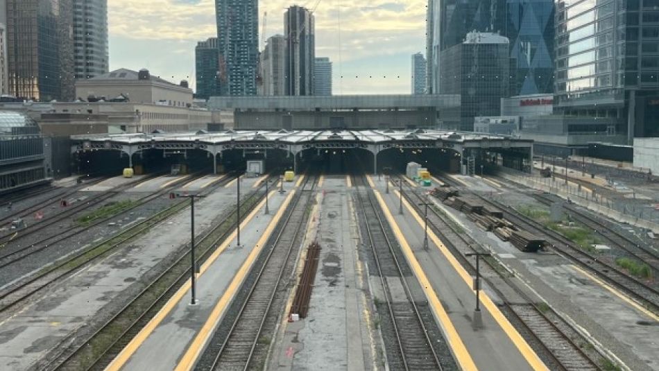voies de la gare