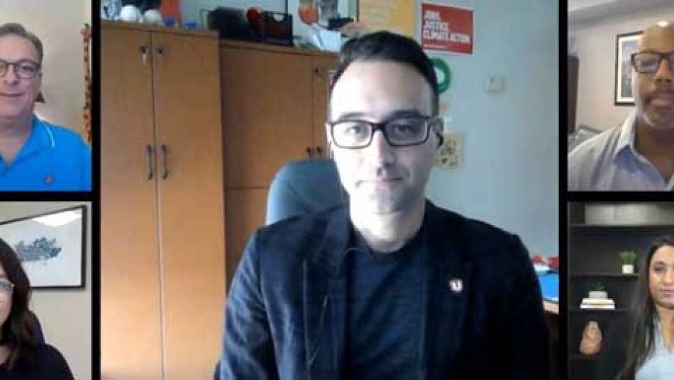 Directeur du service de la recherch d'Unifor, Angelo DiCaro, anime un panel sur le plan Rebatir on Mieux