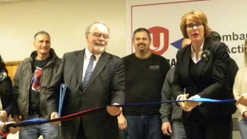 Bombardier Labour Action Centre ribbon cutting ceremony