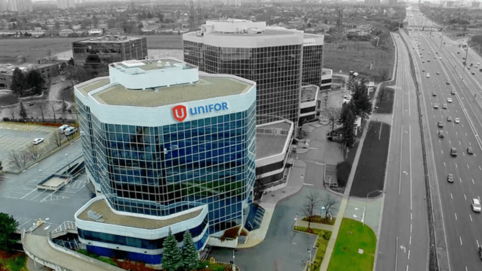 Exterior of Unifor's National Office in Toronto.