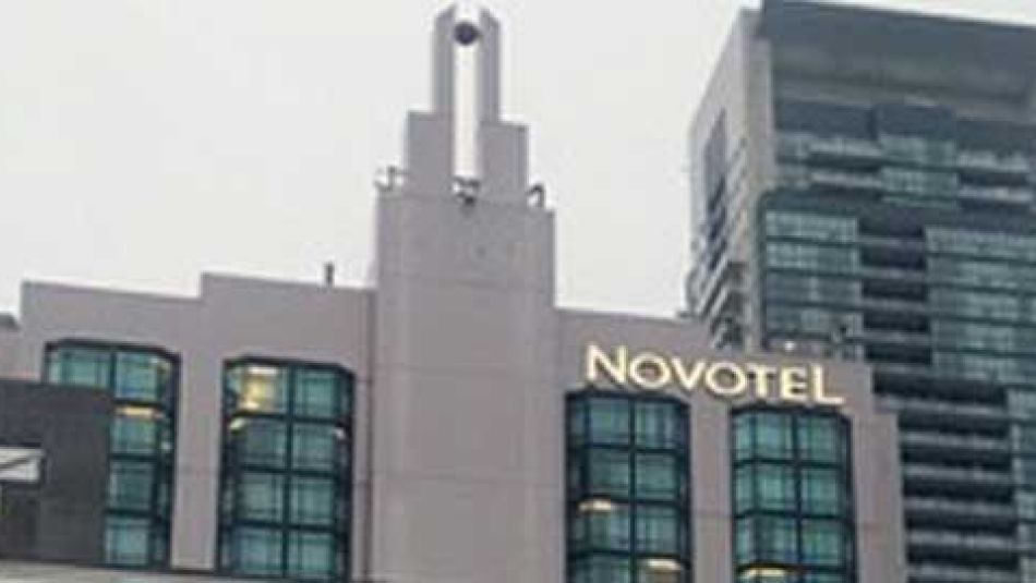 The Novotel hotel.