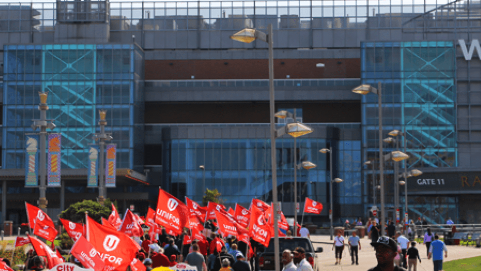 Rally at Woodbine Racetrack