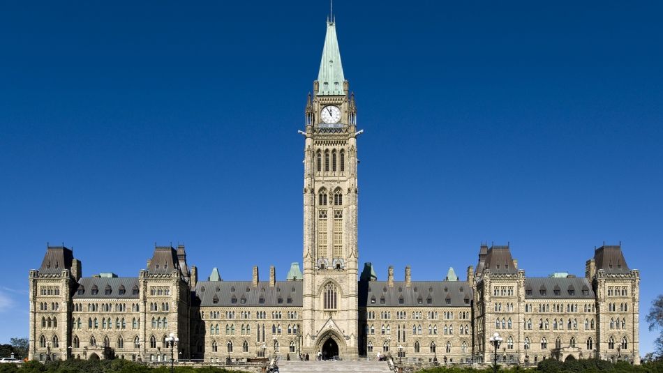 Colline du Parlement à Ottawa