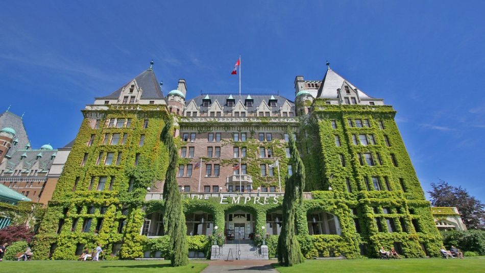 The Empress Hotel in Victoria, British Columbia.