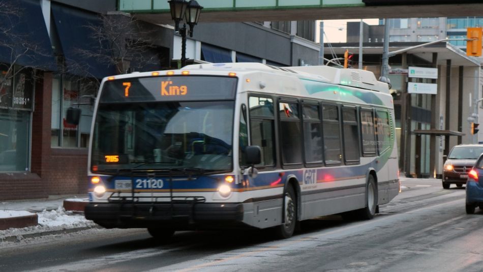 A Grand River Transit bus.