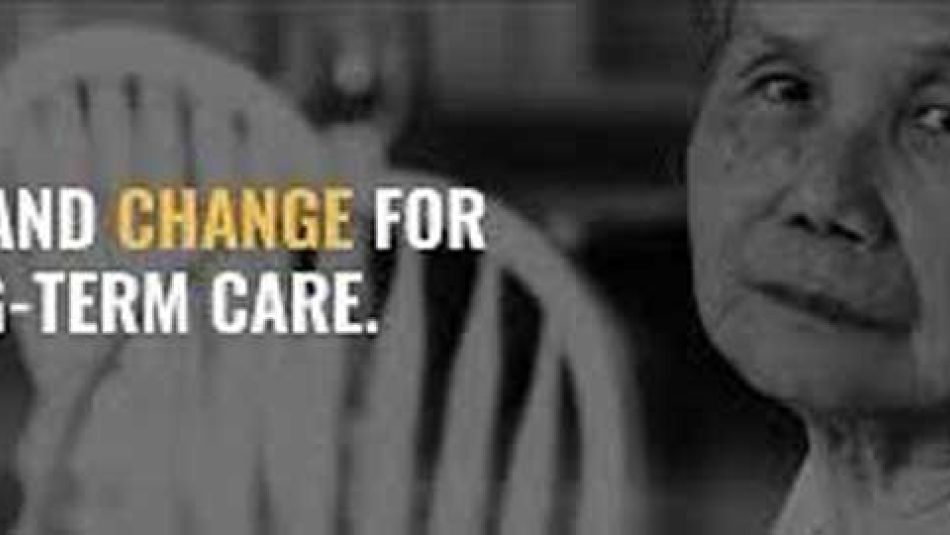 graphic reads: "Demand change for long-term care."
