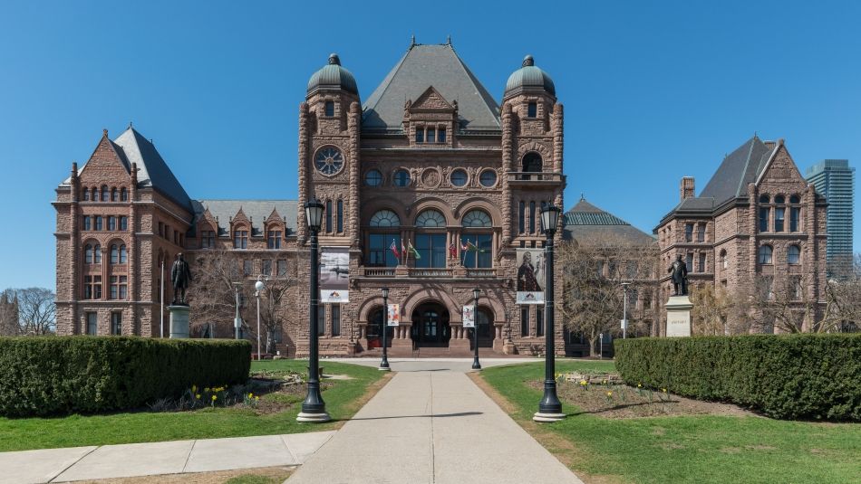 Queen's Park in Toronto, Ontario.