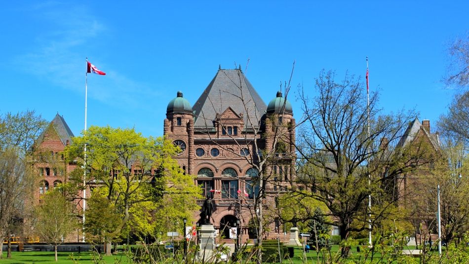 Queen's Park in Torono, Ontario.