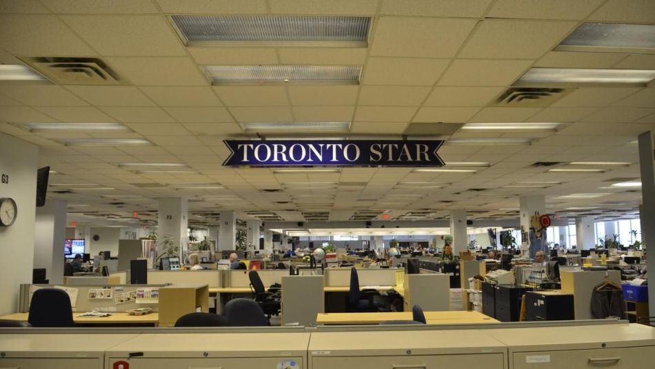 The Toronto Star newsroom.