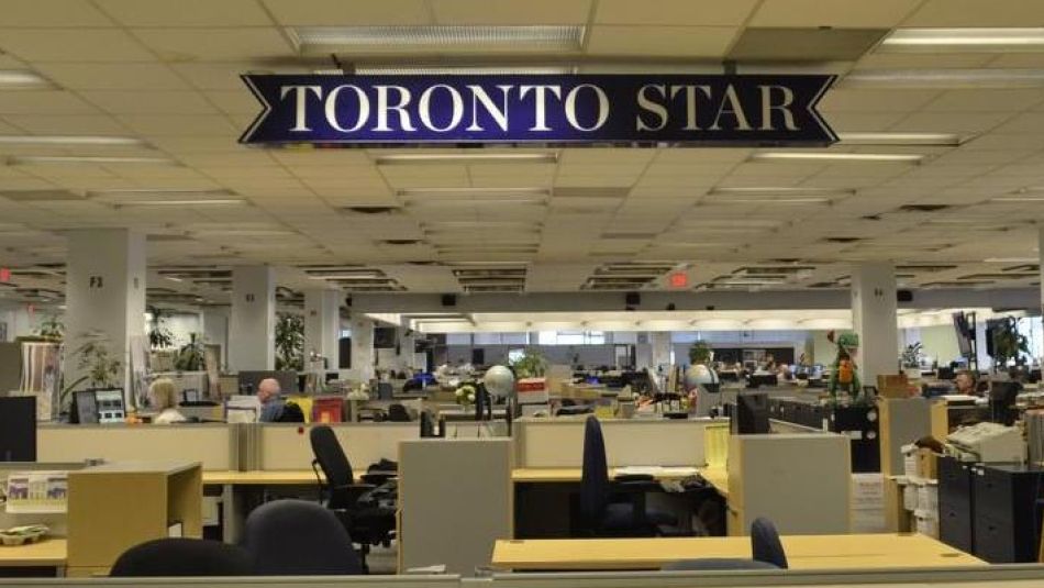 The Toronto Star newsroom.