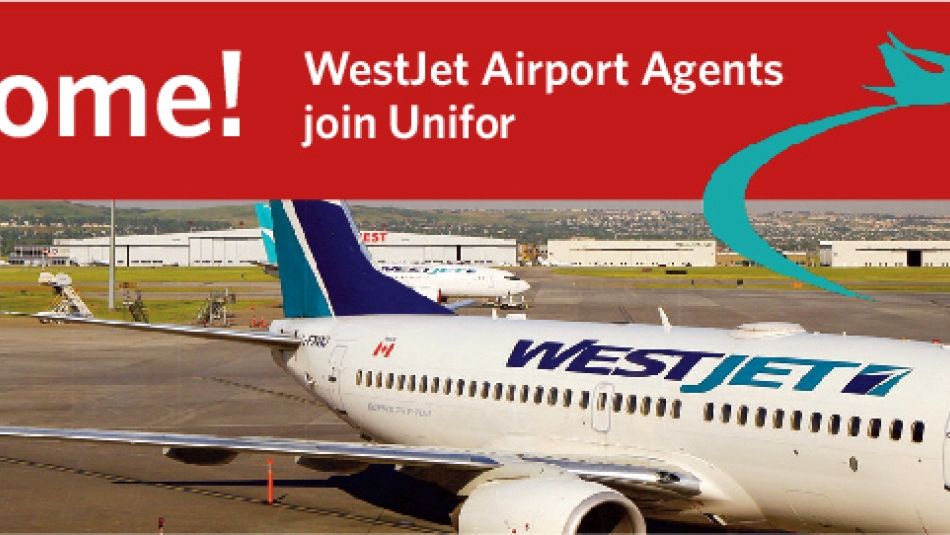 WestJet Airport Agents join Unifor 