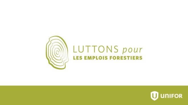 Logo de la lutte pour l'emploi dans le secteur forestier