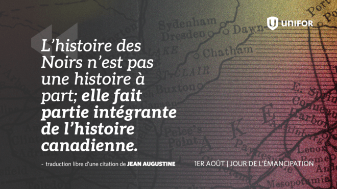 graphique partageable de la Journée de l'émancipation 2025
