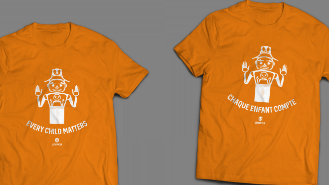 Two Orange Every Child Matters T-shirts  