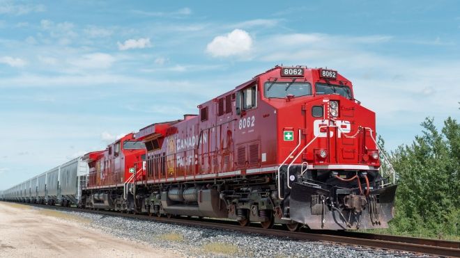 CP Rail Grain Train