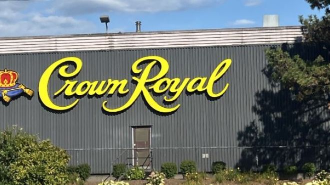 exterior of Crown Royal plant 