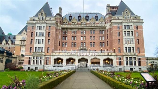 The Empress hotel in Victoria BC
