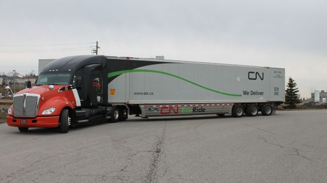 CN semi truck