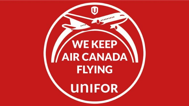 We keep Air Canada Flying campaign logo