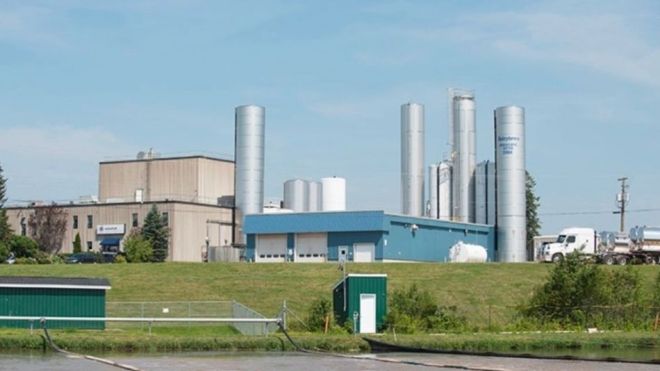 Exterior Agropur factory