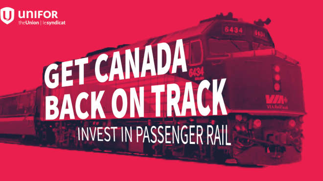Via Rail logo Get Canada Back on Track