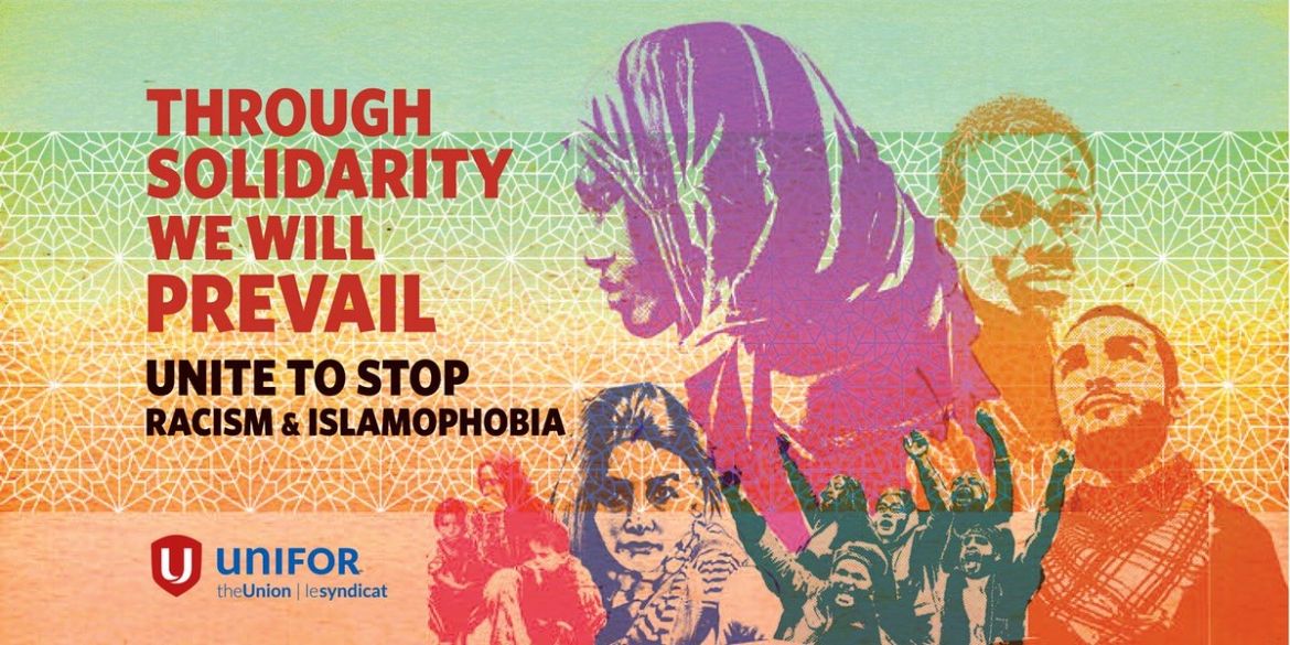 Through Solidarity we will prevail. Unite to stop racism and Islamophobia.