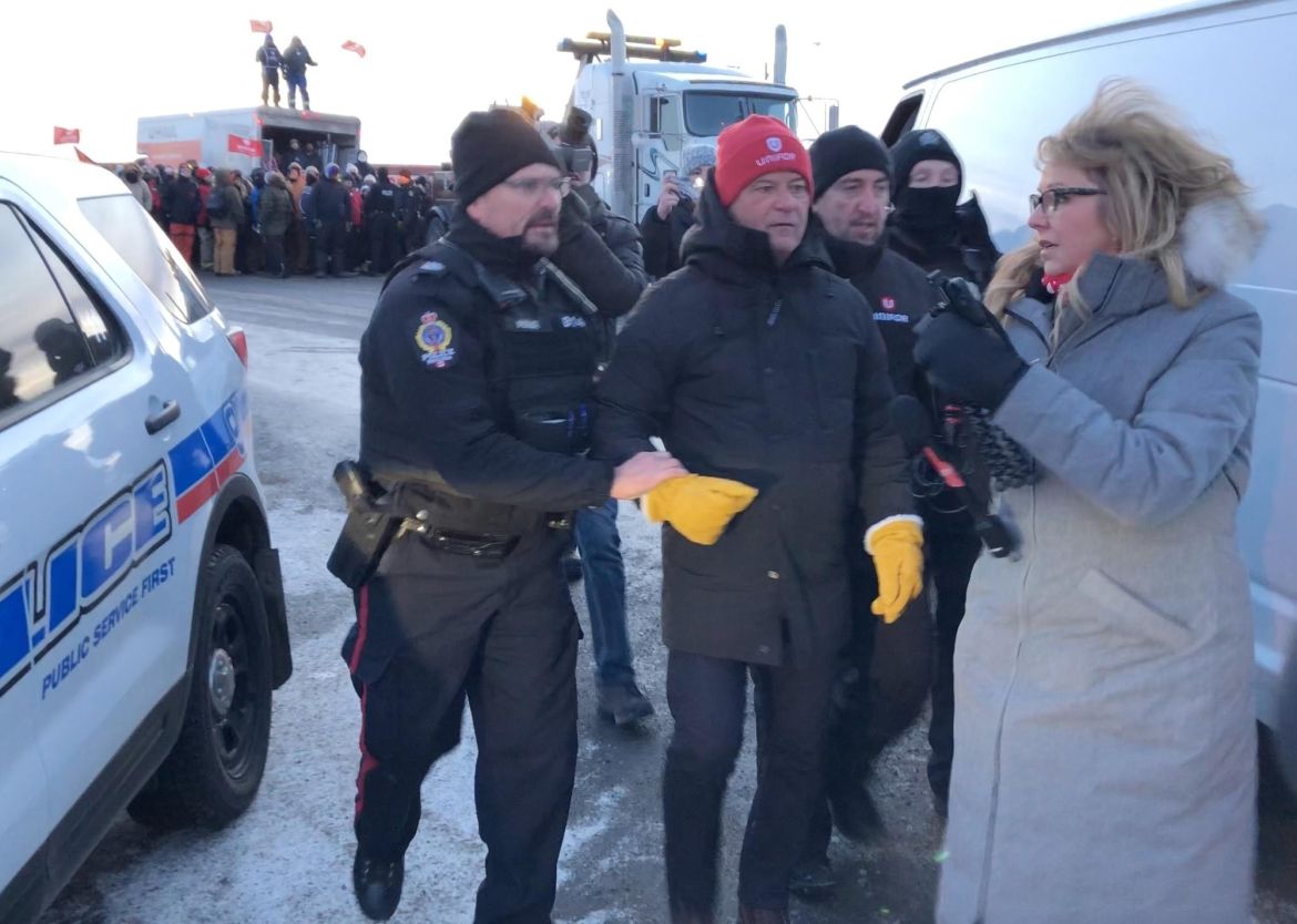 Unifor National President Jerry Dias was one of 19 activists arrested by the Regina Police Service on the Co-op Refinery Picket line during one of the nastiest labour disputes in Unifor’s history.