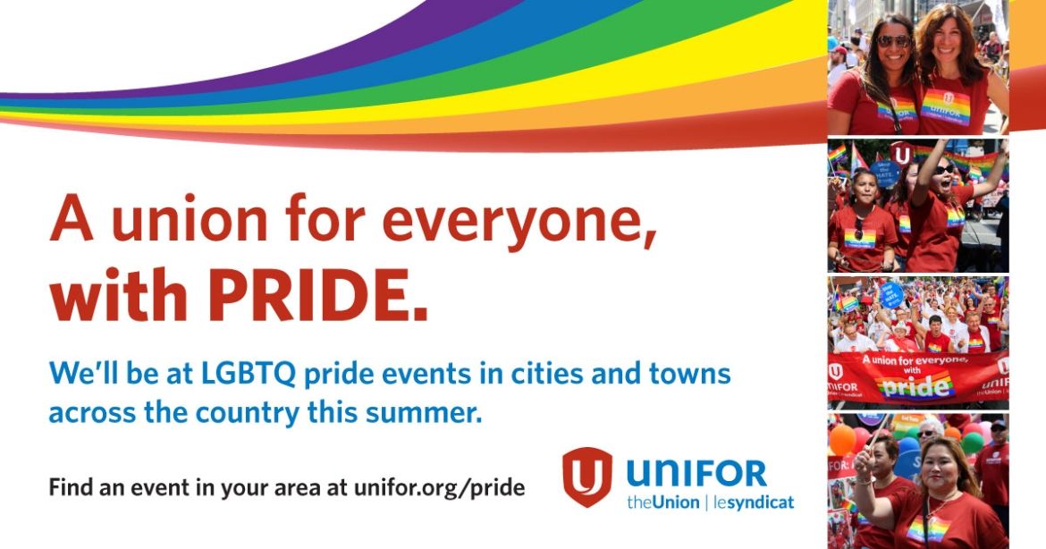 A union for everyone, with pride. We'll be at LGBTQ events in citites and towns acoss the counctry this summer.