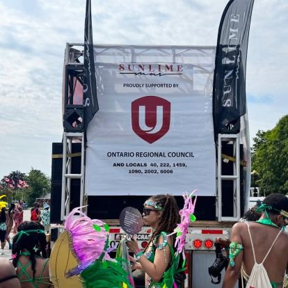 Carnival sponsorship sign