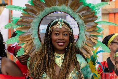 ORC Chair in traditional head dress