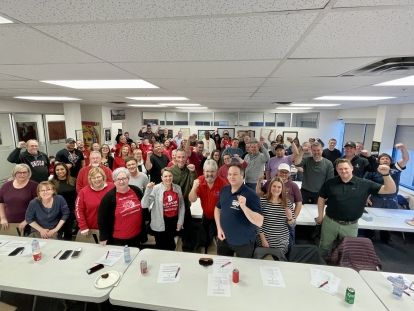 A group of participants attending the ON BWP meeting.