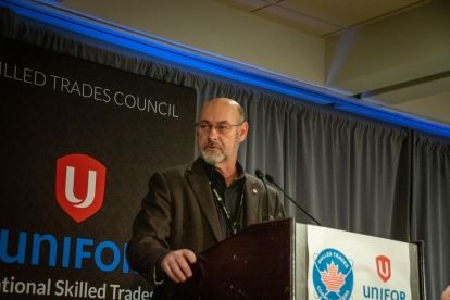 Len Poirier, Unifor National Secretary Treasurer