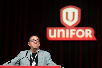 A man at a podium