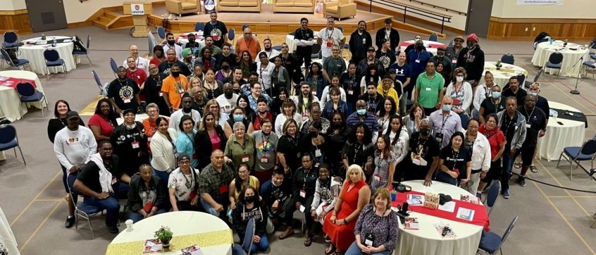 Group photo of the BIWOC conference attendees 2022