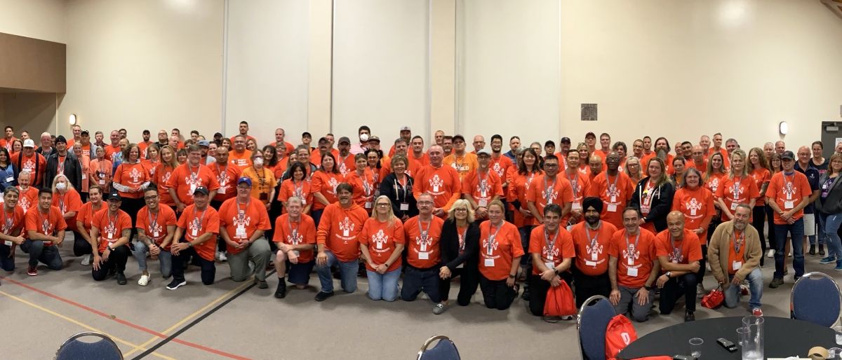 Participants at the 2022 Unifor Health and Safety Conference