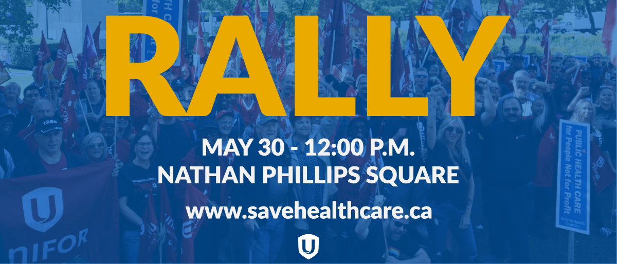Stop health care privatization, Rally May 30