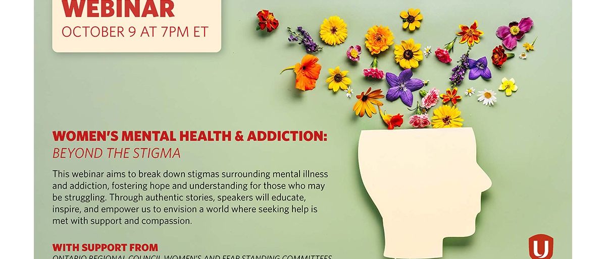 graphic Webinar - Women’s Mental Health & Addiction: Beyond the Stigma