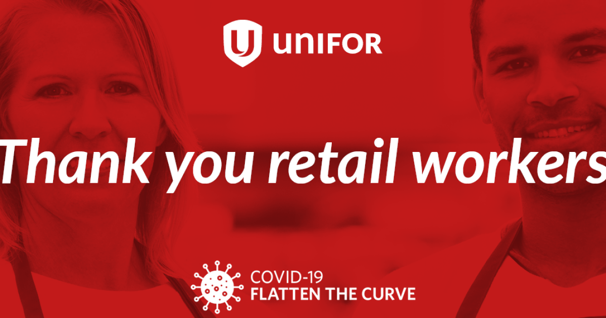 Unifor leading call for retail worker protections and wage premiums